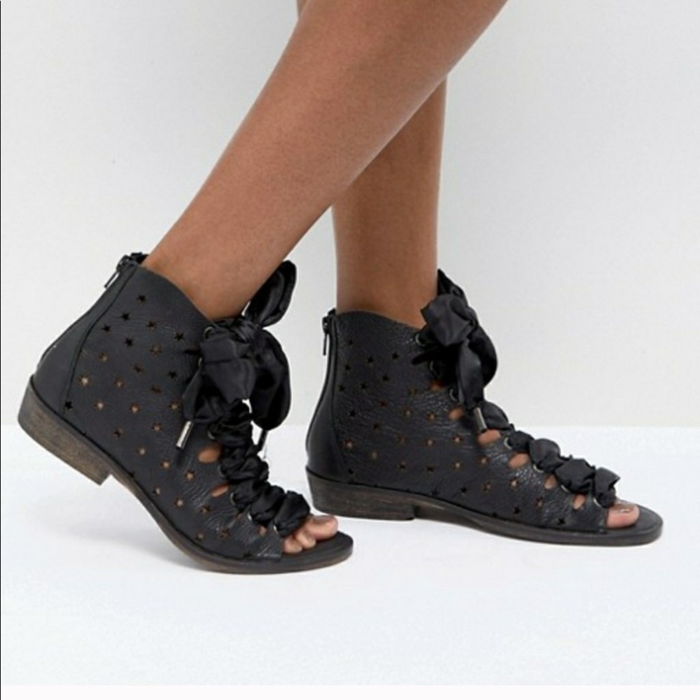 Free People Lace Up Sandals